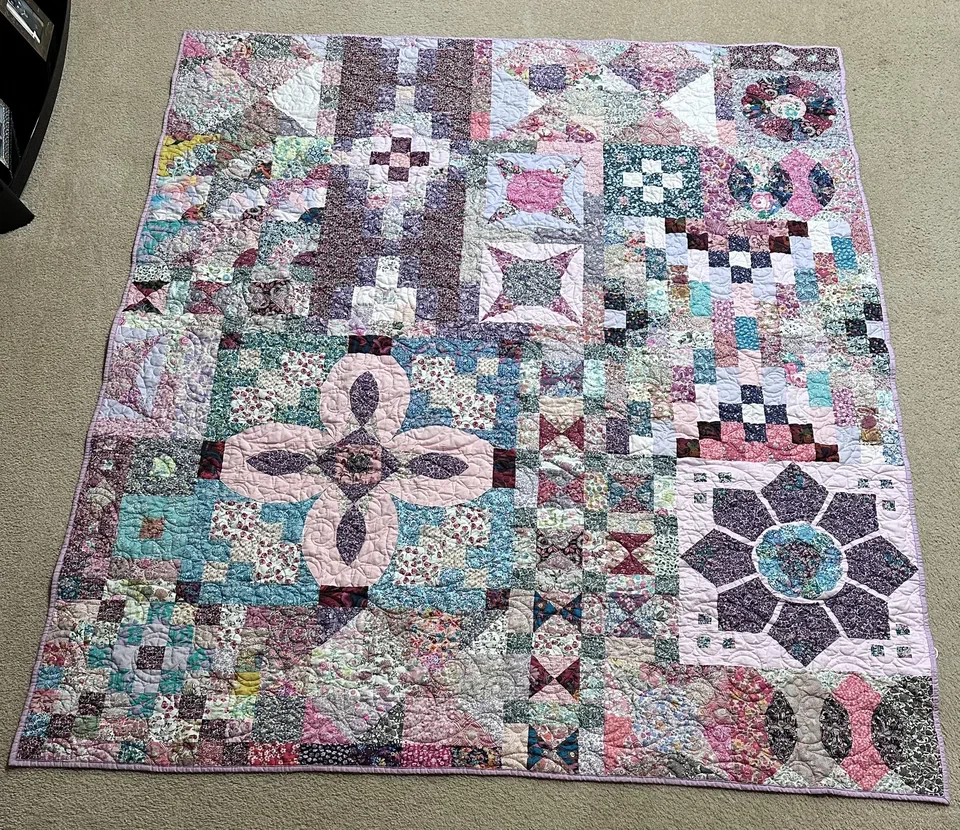 Tapestry BOM quilt made with Liberty fabrics